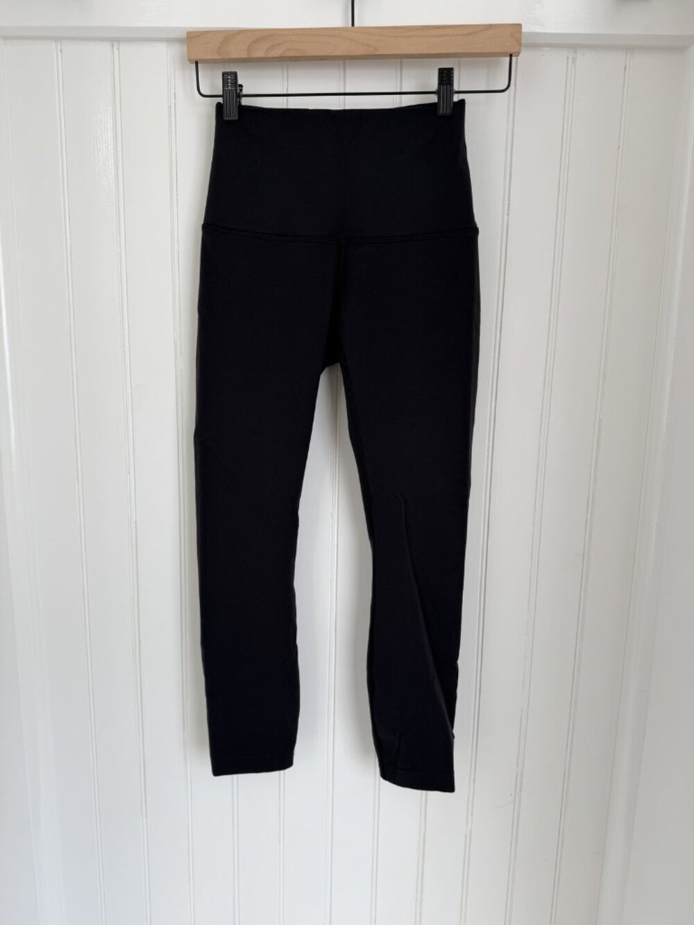 lululemon High-Rise Tight 25" Leggings Black Warm Winter Weight — Size 4